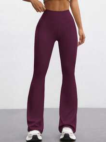FWH Fashion Casual Minimalist Butt-Lifting Peach Shaping Elegant Streetwear Retro Slimming Low-Key Luxury Playful Cute Youthful Campus Classic Leg-Lengthening Romantic Simple Three-Piece Set Energetic High-End Maillard Body-Hugging High-Waisted Versatile Multi-Colored Flared Pants New Arrival Euro-American Style Tummy-Control Workout Wide-Leg Yoga Pants Tights - 彩色 - 查看 6