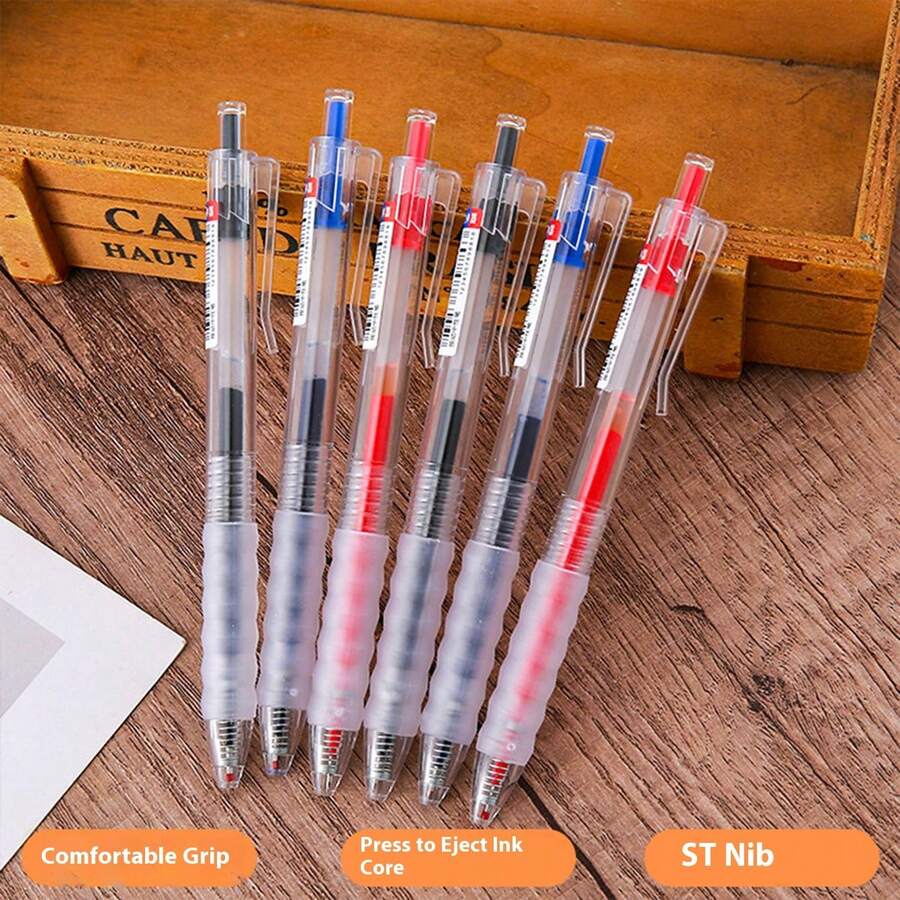 ST Head Brush Question Pen, Suitable For Office, Signature, Exam, Stationery, School, Etc,Personalised Gifts,Men Gifts,Bible Study Supplies,Pens,Christmas Gifts,Christmas, Back To School - A - View 1