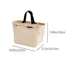 RKSUD Oxford Cloth Portable Insulated Lunch Bag, Thickened Waterproof & Oil-Proof, Large Capacity, Handheld Lunch Box Bag For Work, Commute, School, Picnic - Multicolor - View 12