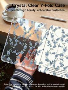 Vine Pattern Cover Compatible With IPad 10th Generation, IPad 10.2/Mini6/Mini7/9.7inch, Tablet Case Compatible With Samsung Galaxy Tab A9 Plus,3+Y Fold Anti-Bend, Reinforced Silicone Corners, Auto Wake/Sleep Function, Built-In Pencil Slot, Multi-Angle Foldable Stand - Perfect Daily Protection, Great Holiday Gift,Fashionable And Simple Pattern.