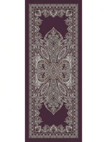 一件雪纺印花头巾，优雅奢华复古色系女士头巾披肩，可作头巾、头巾、长袍配饰、女士面纱，适合搭配连衣裙 - 頭巾 - 查看 6