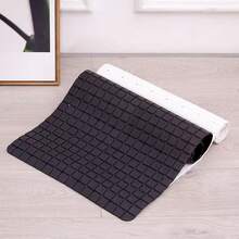 1 قطعة حصيرة استحمام من البي في سي بسيطة وأنيقة، مانعة للانزلاق، قوية الشفط، قابلة للغسل في الغسالة، سهلة التنظيف، تصريف بدون بقايا، للحمام والدش والحوض