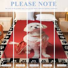 Cobertor Personalizado com Foto e Nome, Cobertor de Estimação Personalizável com Nome e Fotos, Cobertor de Cachorro Macio e Confortável, Presente para Pai de Cachorro, Presente para Amante de Animais de Estimação, Poliéster, Lavável em Máquina, Cobertor de Cachorro Médio