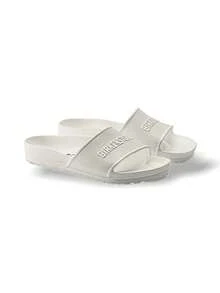 Birkenstock 女式凉鞋 柔软鞋垫 足弓支撑 防滑 轻便 易洗 可调节绑带 度假海滩家居 白色 1015399 - 白色 - 查看 4