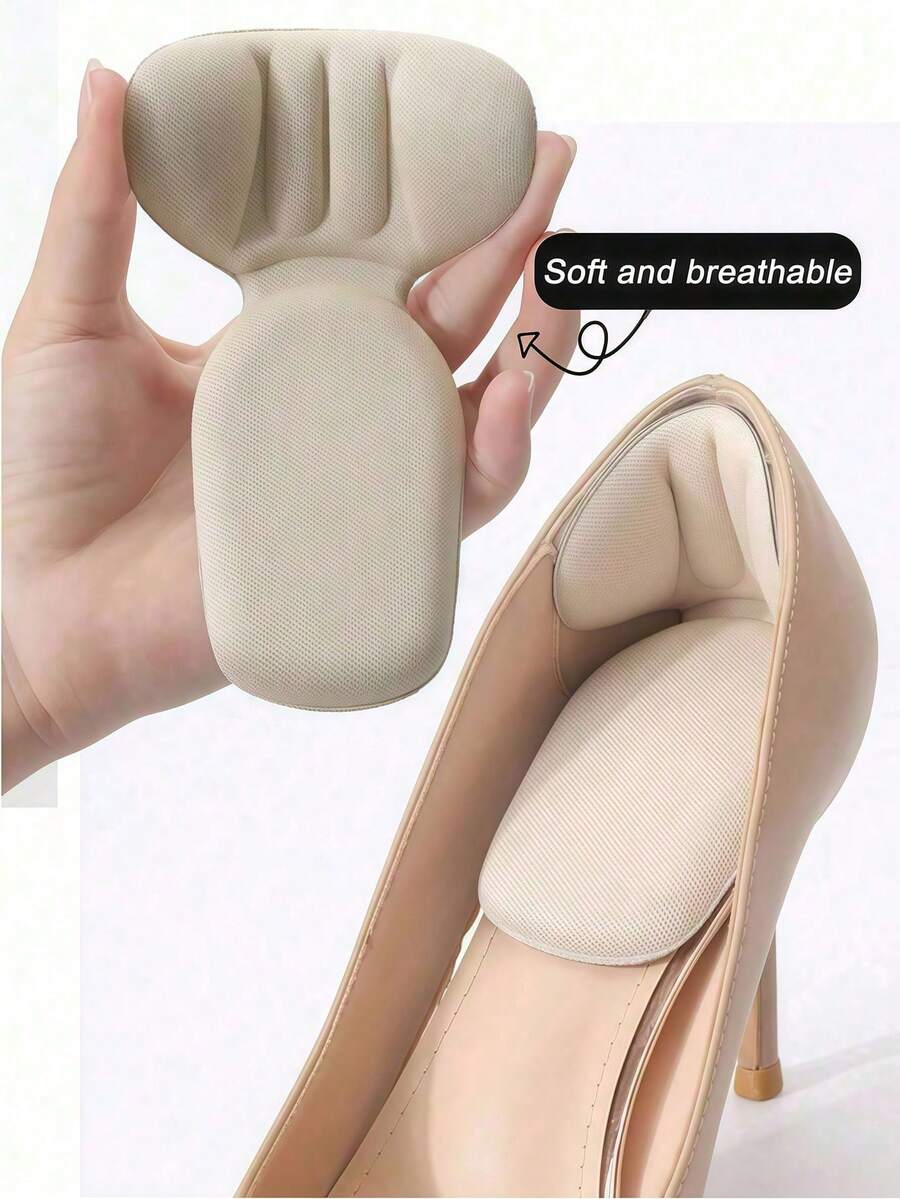1 Paar weiche & bequeme rutschfeste Fersenkissen, geeignet für Schuhe eine Nummer größer, um das Verrutschen von High Heels zu verhindern, anwendbar für Lässig Schuhe und High Heels