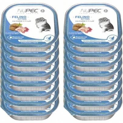 Alimento húmedo Gatitos Paquete de 16 latas, 100 gr.Nos vemos.