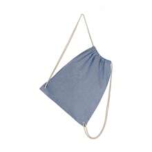 Drawstring Backpack (Royal Blue Heather) - Royal Blue - View 2