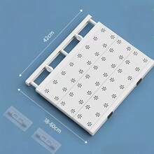 Estantería de almacenamiento ajustable - Armario retráctil sin taladro para cocina, baño | Juego de estantería de expansión ahorradora de espacio, adecuada para la mayoría de las autocaravanas, hecha de materiales duraderos, sin electricidad