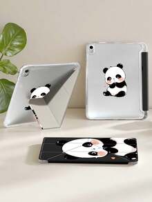 可爱熊猫极简翻盖平板电脑保护套，1 件装，可爱熊猫设计，Kindle 电子书保护套，兼容第十代 10.2 英寸/Mini 6/Mini 7/9.7 英寸 Galaxy Tab A9 Plus、Kindle（第十一代，2024 年发布）（6 英寸）、Kindle Paperwhite（第十二代，2024 年发布）。绝佳节日礼物，时尚极简图案，复活节、春季、生日礼物。 - 彩色 - 查看 8