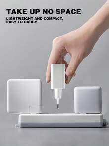 2.4A Dual USB Wall Charger, Fast Charging Adapter, Dual Port Smart Phone Charger Plug, EU Plug Compatible With Apple, And Other Smartphones - EU C Type Plug(220-240V) - View 8