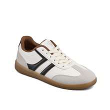 WEIDE Zapatos para mujer versátiles, tenis de mujer casuales retro para uso diario con suela resistente y estilo cómodo - Negro - Ver 3