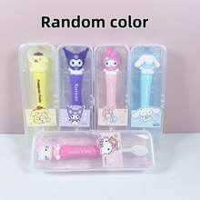 1 Stück Zahnbürste mit weichen Borsten, schadet dem Zahnfleisch nicht, Meiledi Kulomi  Zahnbürste, Zahnbürste mit weichen Borsten, einzeln verpackt, süß, modisch, niedlich. (Zufällige Farbe)