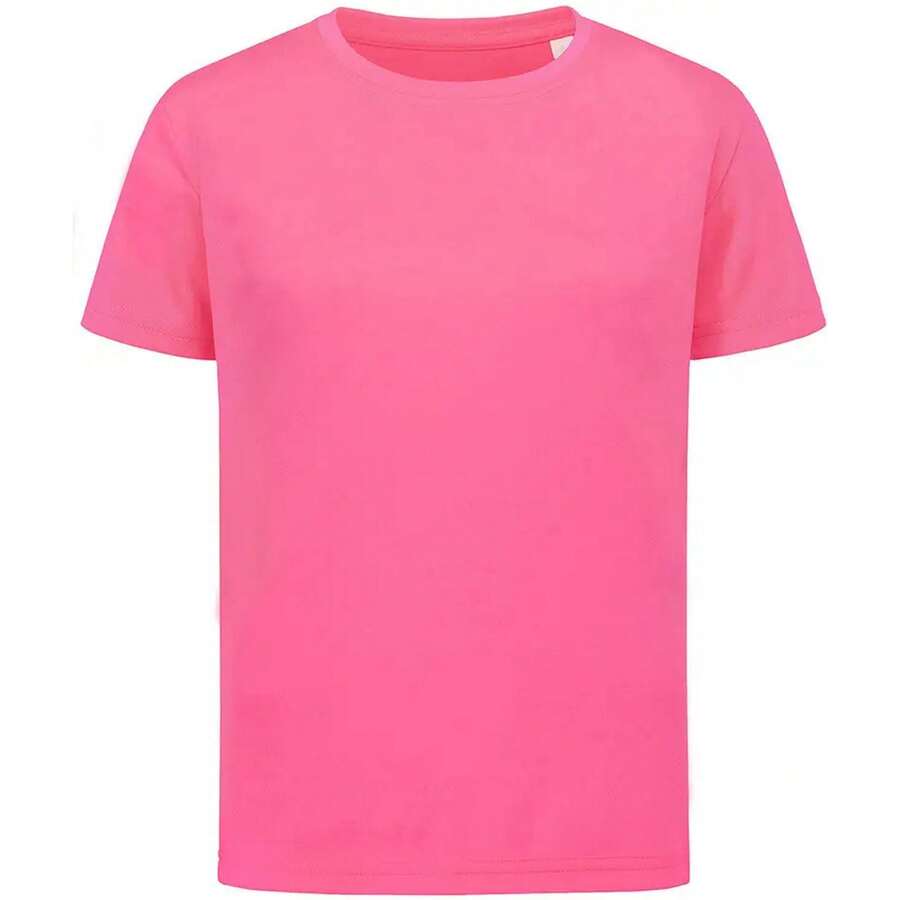 Childrens/Kids Sports TShirt (Sweet Pink) - Pink - View 1