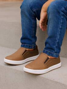 Tênis Casual Masculino Infantil Sapato Escolar Calce Fácil Menino Confortável Minipasso