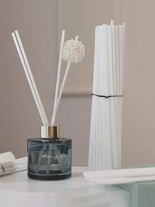 100pcs Odor Eliminating & Long Lasting Fragrance Diffuser Rattan Sticks, Scented Fiber Sticks For Indoor Use