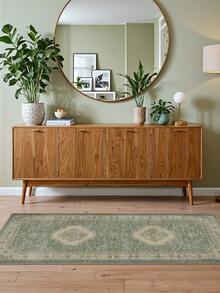 1pc Bohemian Style Runner Rug, Wool Blend Plush Thick Carpet, Soft & Comfortable For Entryway, Kitchen, Bathroom, Dining Room, Hallway, Party, New Year, All Seasons, Patio, Home Decor, Bedroom, Autumn/Winter Decor, Thanksgiving