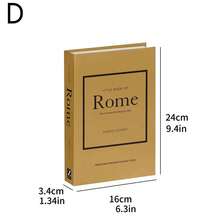 1/3 Peças Decoração de Livro Falso Dobrável Moderno, Livros Artificiais de Estilo Nórdico para Sala de Estar, Casa, Decoração de Loja, Adereços de Fotografia