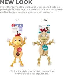 Outward Hound Ranch Roperz Cow Plush Squeaky Dog Toy - 牧場羅珀茲雞 - 查看 2