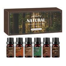 Woody Essential Oil Set 6x10ml Woody Aromatic Essential Oil Set, Suitable For Candle Making And Use With Diffusers, Humidifiers, And Aroma Stones. Ideal For Home, Indoor, And Car Use. Includes Agarwood, Amber, Frankincense, Himalayan Cedarwood, Musk, Guaiac Wood. Perfect Holiday Gift, Top Choice For Men. - Woody - View 7