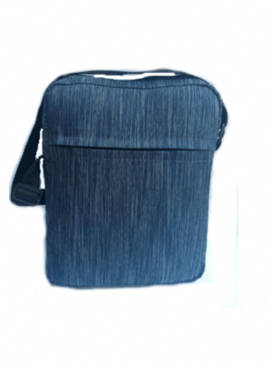 Bolsa Bitono Azul-Gris - Azul - Ver 1