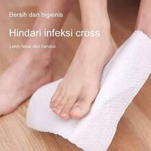 Toalla de pie desechable gruesa y grande para uso doméstico, adecuada para remojar los pies, masaje de pies y lavado de pies en el baño.