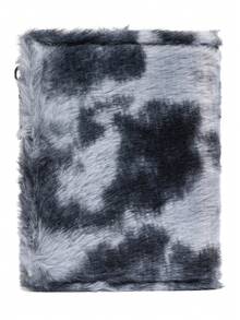 BATSIOE Dreamy Tie-Dye Plush Women's Wallet Fresh Gradient Soft Texture Card Holder Zipper Coin Purse Wallet Cute Student Bag Suitable For Daily Commute For Men Wallet Mini Wallet Small Wallet For Women Wallet