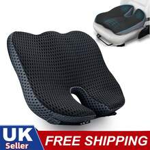 Universal Memory Foam Car Cushion For Driving Seat Adult Driver Wedge Booster - Black - View 11