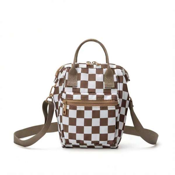 Leichte mittelgroße Umhängetasche Schulterbeutel Sporttasche Lässig Rucksack mit Mehrfachtaschen für Frauen