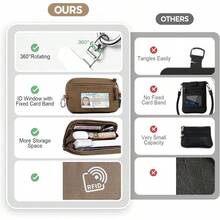 Women Wallet & Check Holder - Brown - View 10