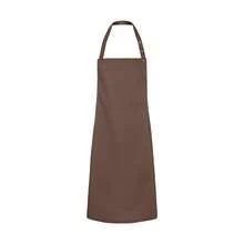 Santorini Press Stud Bib Apron (Light Brown) - Beige - View 2