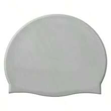 1 件纯色泳帽，硅胶贴合泳帽，适合室内游泳池必备，配有耳塞和鼻夹，具有高弹性和非锁头特性