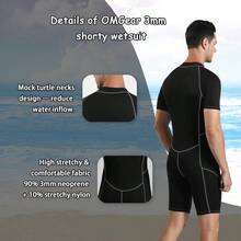 Wetsuit Women Men 2mm 3mm Neoprene Dive Wet Suit For Cold Water Short/Full Body Thermal Swimsuit For Adults Snorkel Suit For Snorkeling Scuba Diving Swimming Surfing Spearfishing