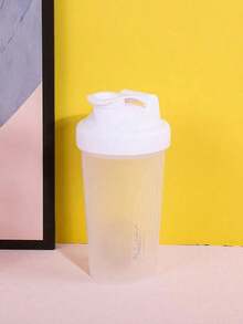 1pc,Portable Protein Shaker, Black And White Color Shaker, Non-Slip Design, Classic Ring Top And Equipped With A Stainless Steel Stirring Ball, Suitable Outdoor Hiking Travel, Fitness Hydration Cup Sports Bottle, Bottle Outdoor - Nhiều màu - Xem 8