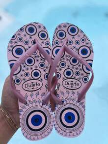 Duarte e Brito Db Kit Of 2 ASSORTED Pairs Of Women's Adult Flip-Flops And Sandals, Evil Eye - Bộ 2 đôi hỗn hợp ref04 - Xem 6