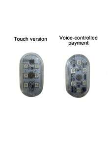 7-Color Magnetic Car Interior Atmosphere Lights Wireless, Mini USB C Rechargeable Car LED Lights, Interior With 6 Bright LED Beads Car Audio Control Lights Are Suitable For Car Decoration, Home Life, Party Decoration Night Lights.