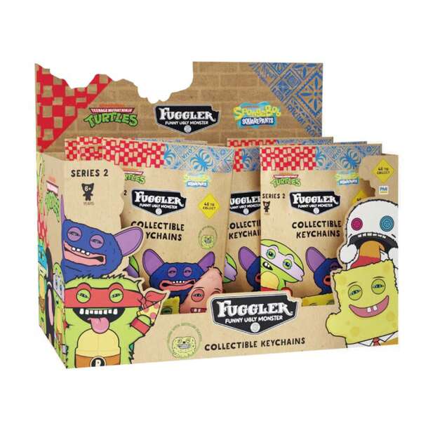 Spin Master 1pc Official Genuine Fuggler Funny Ugly Monster Blind Box Cute Anime Figure Mystery Box Surprise Gift Decor Toys Random Collection Toys Popular Desktop Ornaments