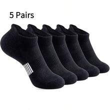 5/10 Pairs Of Sweat Absorbing Socks And Sports Socks