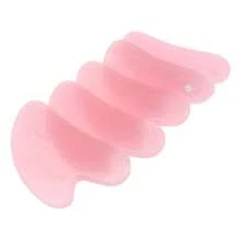 Heart-Shaped Gua Sha Plate, Rose Quartz Gua Sha Board, Facial Beauty Tool For Full Body Use - Pink - View 4