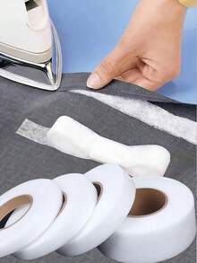 1 片 DIY 纺织品双面粘合衬里，适用于服装熨烫，热熔胶，轻质网状粘合衬里，防水热熔无纺布衬里，双面粘合衬里布，粘合布，无纺布折叠带，适用于服装辅料，非常适合窗帘、短裤和手工艺品，易于使用，无需缝纫 - 彩色 - 查看 11