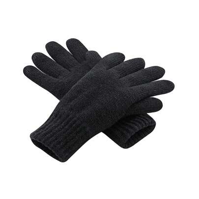 Beechfield Unisex Adult Classic Thinsulate Gloves (Black)