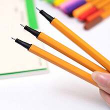 6/24 Bolígrafos de punta fina de 0,4 mm, tipo de línea fina, útiles escolares, material de arte, marcadores de color para estudiantes, adecuados para tomar notas, bolígrafos de color para cuadernos, marcadores, bolígrafos de acuarela, utensilios para dibujar al aire libre, regalos para estudiantes, regalos escolares, suministros para maestros, ayudas didácticas, material de arte