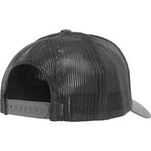Yupoong La gorra de camionero retro clásica de contraste (gris oscuro/blanco/gris oscuro) - Gris Oscuro - Ver 2