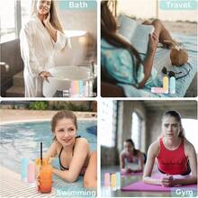 20 Pack Travel Bottles Set Toiletries TSA Approved, Leak Proof Travel Size Containers Kit Portable Refillable Travel Accessories Shampoo Conditioner Lotion Liquids Multi - Color B