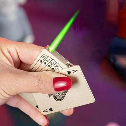 Encendedor Cartas Naipes Soplete Rellenable