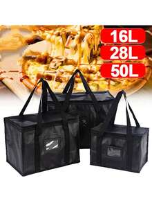 Insulated Thermal Cooler Bag Drink Storage Large Chilled Bags Cool Lunch Foods Lunch Box Zip Picnic Tin Foil Food Panier Repas - Multicolor - View 3