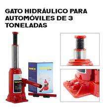 3 Toneladas Hidráulicos, Gato hidráulico para coche, Gato Hidraulico Plataforma Elevadora Para Auto, Gato Hidráulico Botella Para Vehículos, Rápida Soldado Con Autógena - 3T - Ver 8
