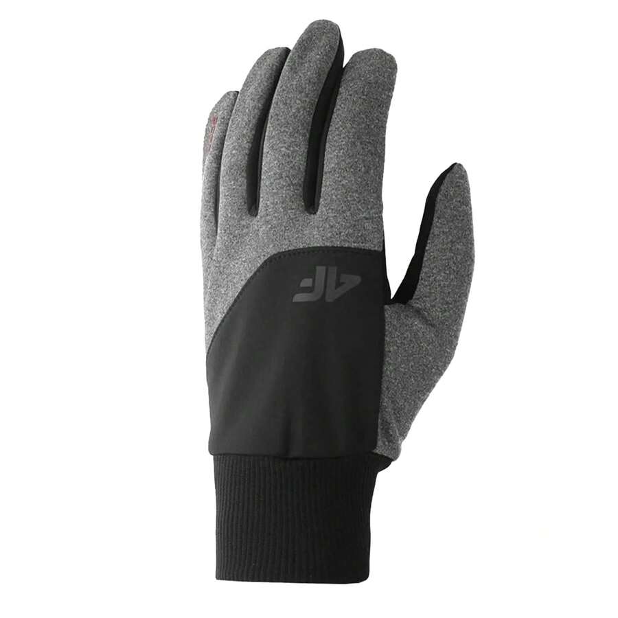 4F Touch Screen Softs Gloves (Black/Grey)