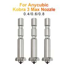 For Anycubic Kobra 3 Max Combo Nozzles Printer Head Assembly With 0.4mm Hardened Steel Nozzle, Anycubic Accessories
