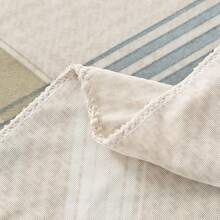 Stretchable Milk Silk Headboard Cover, All Inclusive, Simple Geometric Pattern Design, Soft Polyester Fiber Fabric, Modern Style Bedroom Furniture Protective Cover