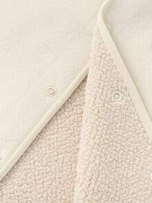 Balabala 2025秋冬款少女双面背心，男童女童羊羔绒外套